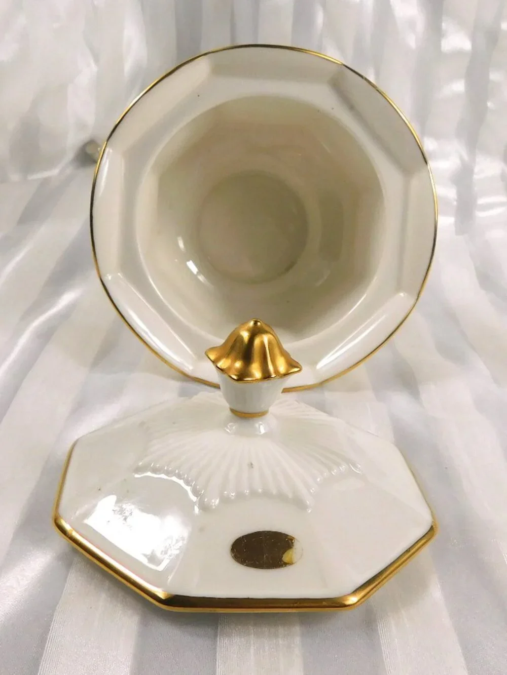 Noritake Footed Eight Sided Covered Dish # 27119